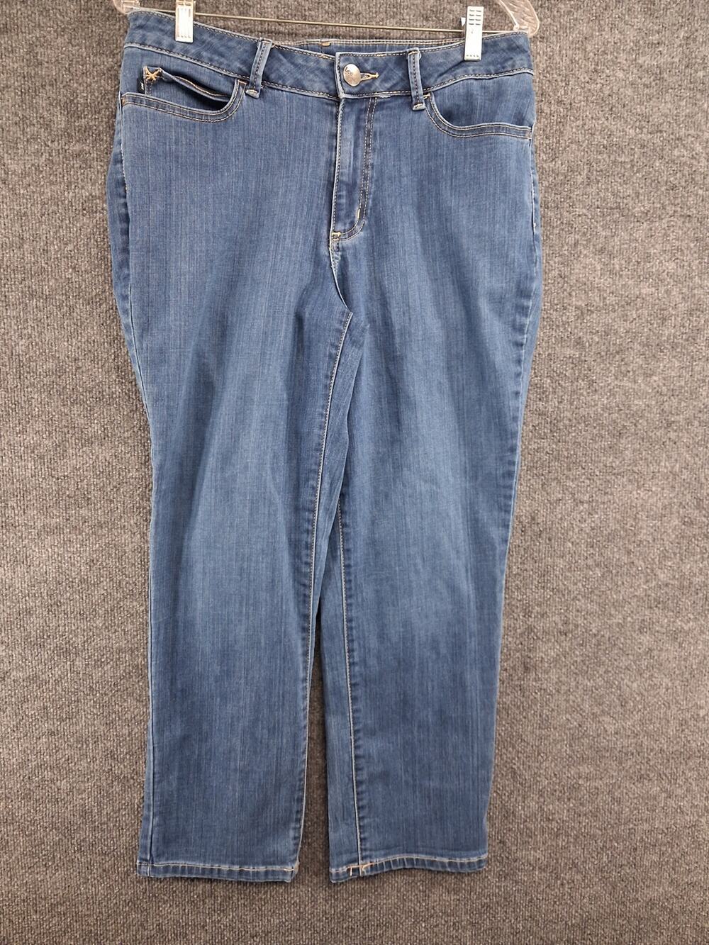 LEE Riders Jeans Women Size 14M Blue MODERN SERIES Curvy Fit